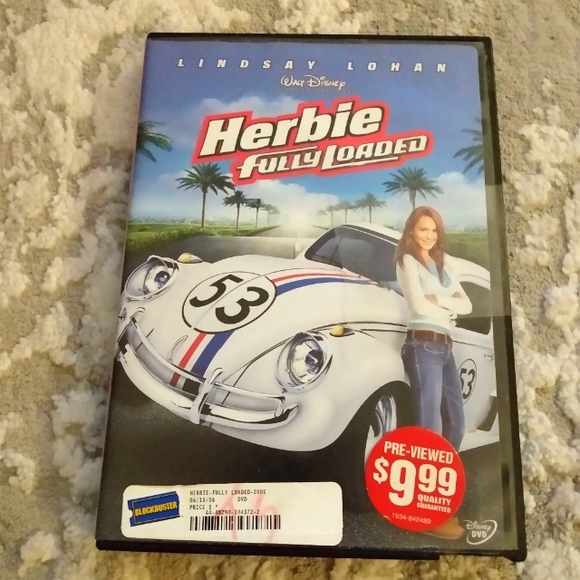 Herbie Fully Loaded Vintage BlockBuster DVD - Picture 1 of 7
